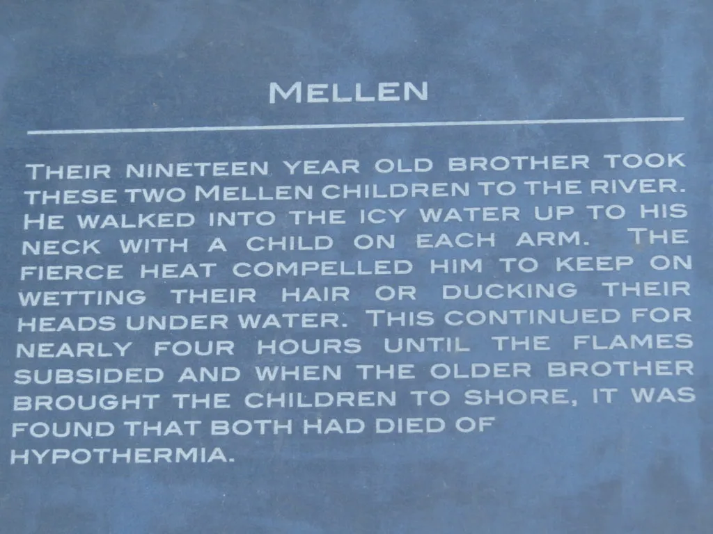 Story of the Mellen Family from the Peshtigo Fire