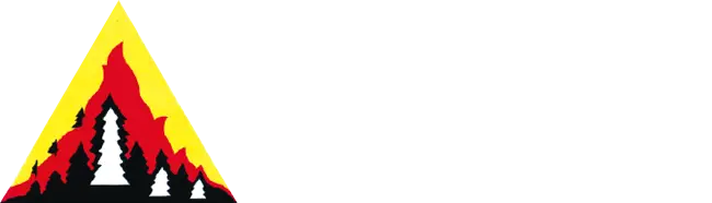 Peshtigo Fire logo and text